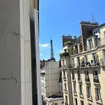 Studio Lumineux Vue Tour Eiffel