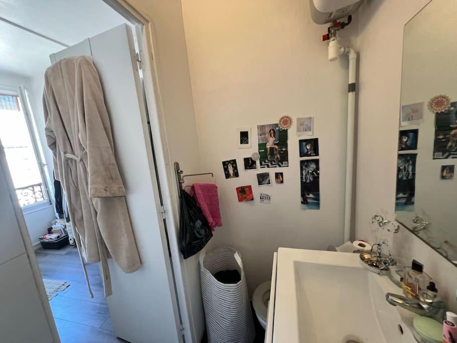 Studio Lumineux Vue Tour Eiffel Apartment Paris